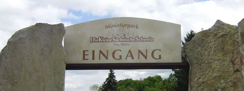 Miniaturpark Kleine Sächsische Schweiz in Wehlen