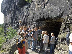 Höhlenwanderung in der Sächsischen Schweiz