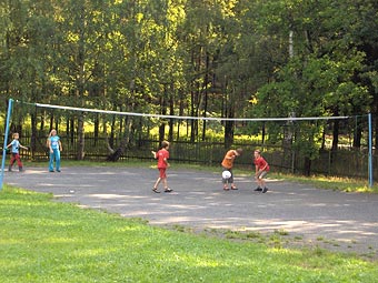 Volleyballspielplatz